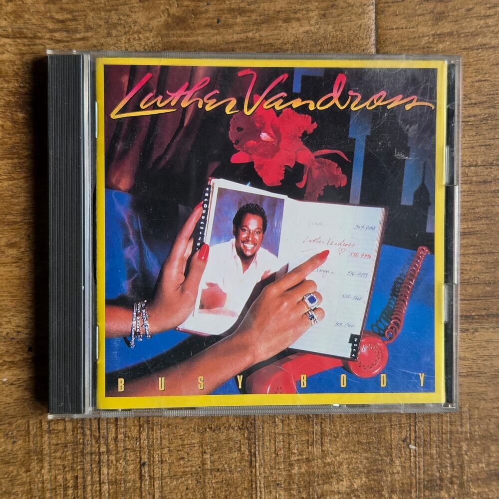 Vtg 1993 Luther Vandross BUSY BODY CD (JAPAN IMPORT)